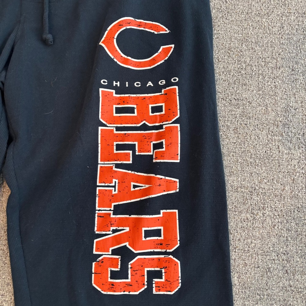 Chicago Bears Sleep Pants Mens 2XL Black NFL Football Graphic NFL Team Apparel - Picture 2 of 7